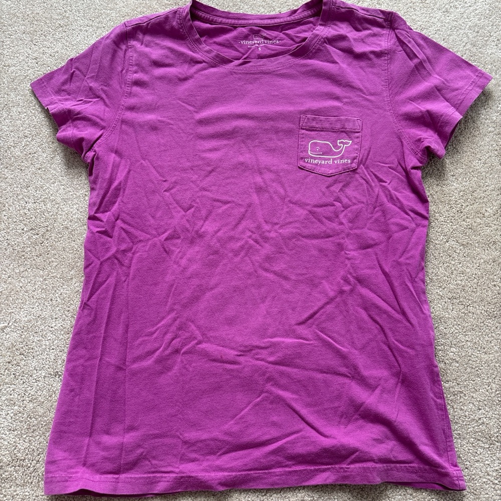Vineyard Vines Women's Short Sleeve Tee in Purple